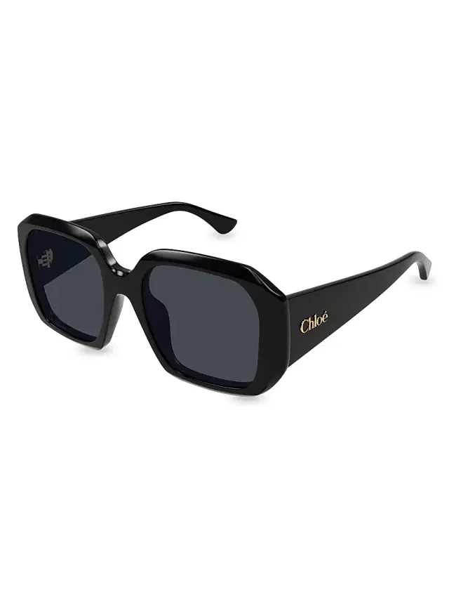 Chloé Women's Izia 54MM Square Sunglasses - Black