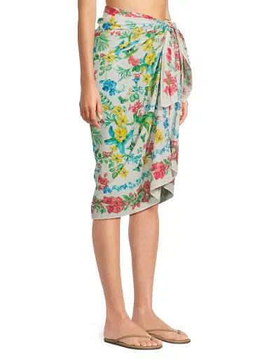 Kobi Halperin Women's Mckenzie Floral Cotton Pareo -  Multi | Thumbnail 4