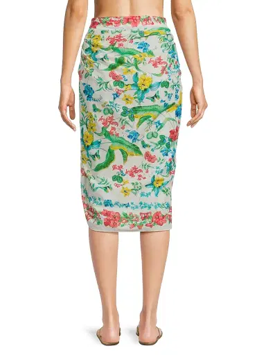 Kobi Halperin Women's Mckenzie Floral Cotton Pareo -  Multi | Thumbnail 5