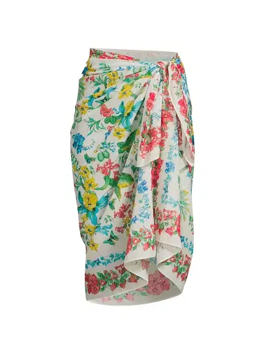 Kobi Halperin Women's Mckenzie Floral Cotton Pareo -  Multi | Thumbnail 1