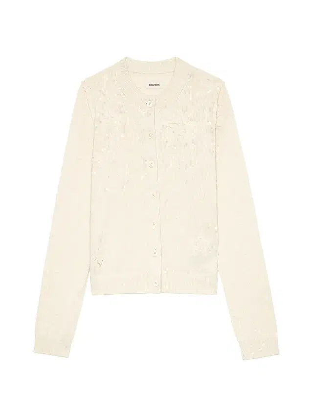 Zadig & Voltaire Women's Alpha Stars Cardigan - Ecru - Size Medium