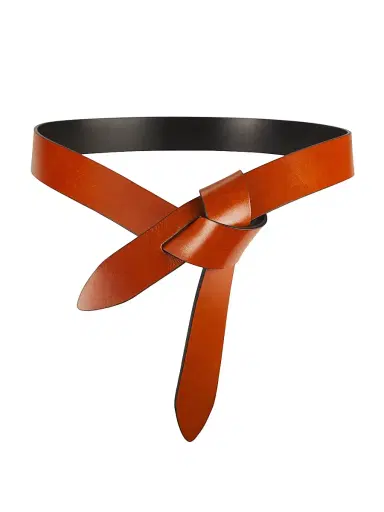 Isabel Marant Women's Lecce Leather Wrap Belt - Black Natural - Size XL | Thumbnail 2 Isabel Marant Women's Lecce Leather Wrap Belt - Black Natural - Size XL | Thumbnail 2