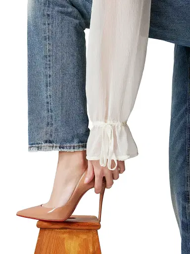 Christian Louboutin Women's Iriza 100MM Patent Leather Pumps | Thumbnail 6 Christian Louboutin Women's Iriza 100MM Patent Leather Pumps | Thumbnail 6