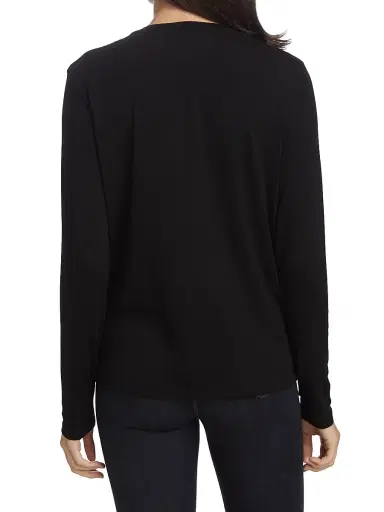 MAJESTIC FILATURES Women's Soft Touch Long Sleeve Tee - Noir - Size Large | Thumbnail 5 MAJESTIC FILATURES Women's Soft Touch Long Sleeve Tee - Noir - Size Large | Thumbnail 5