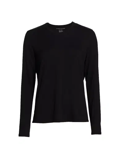 MAJESTIC FILATURES Women's Soft Touch Long Sleeve Tee - Noir - Size Large | Thumbnail 1 MAJESTIC FILATURES Women's Soft Touch Long Sleeve Tee - Noir - Size Large | Thumbnail 1