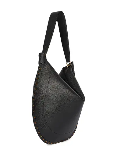 Isabel Marant Women's Oskan Leather Hobo Bag - Black | Thumbnail 5 Isabel Marant Women's Oskan Leather Hobo Bag - Black | Thumbnail 5