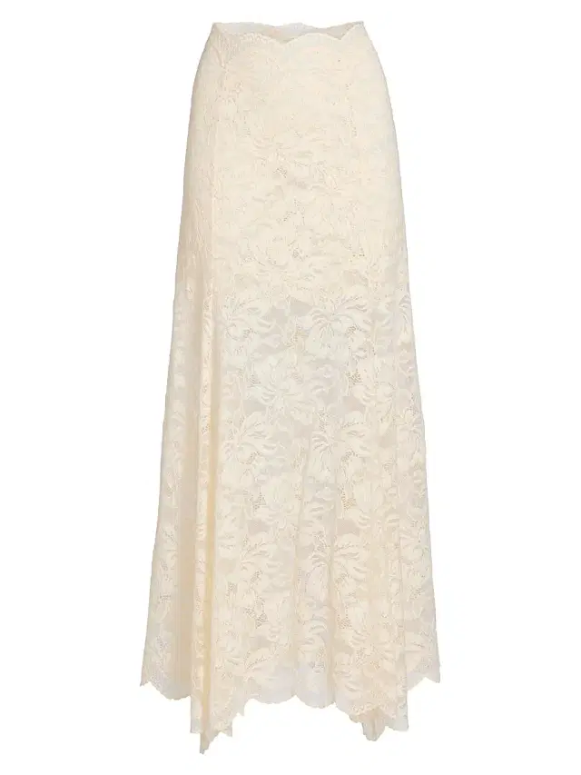 Rabanne Women's Lace Maxi Skirt -