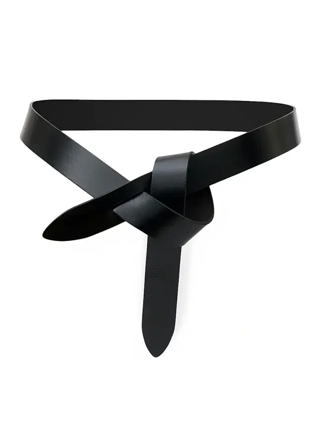 Isabel Marant Women's Lecce Knotted Leather Belt - Black