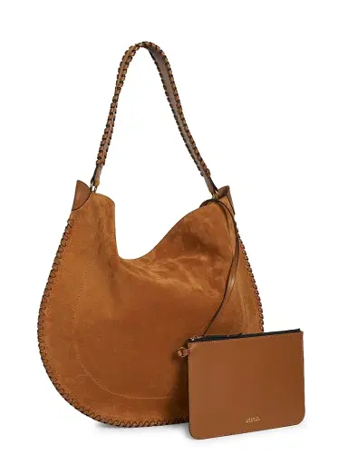 Isabel Marant Women's Oskan Suede Leather Hobo Bag | Thumbnail 4 Isabel Marant Women's Oskan Suede Leather Hobo Bag | Thumbnail 4