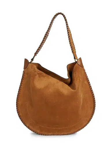 Isabel Marant Women's Oskan Suede Leather Hobo Bag | Thumbnail 1 Isabel Marant Women's Oskan Suede Leather Hobo Bag | Thumbnail 1