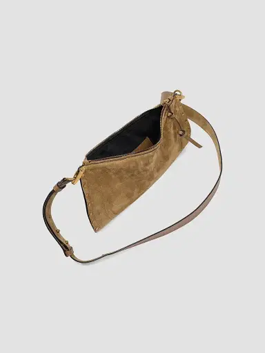 Isabel Marant Women's Oskan Soft Zipped Suede Shoulder Bag | Thumbnail 4 Isabel Marant Women's Oskan Soft Zipped Suede Shoulder Bag | Thumbnail 4