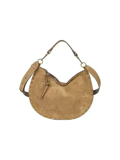 Isabel Marant Women's Oskan Soft Zipped Suede Shoulder Bag | Thumbnail 1 Isabel Marant Women's Oskan Soft Zipped Suede Shoulder Bag | Thumbnail 1