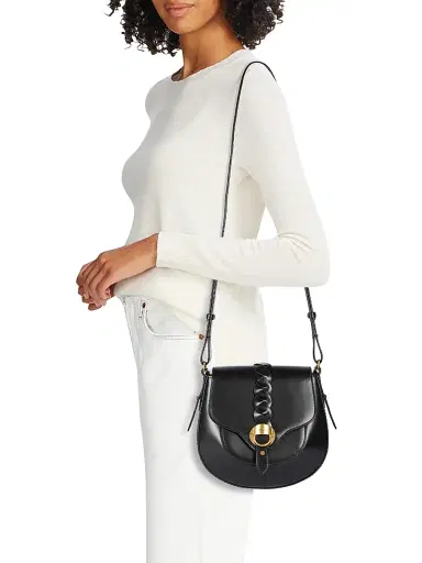 Isabel Marant Women's Altay Small Leather Saddle Bag | Thumbnail 2