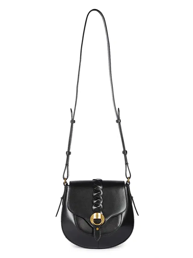 Isabel Marant Women's Altay  Leather Saddle Bag - Black