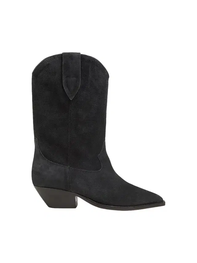Isabel Marant Women's Duerto 35MM Suede Cowboy Boots - Black