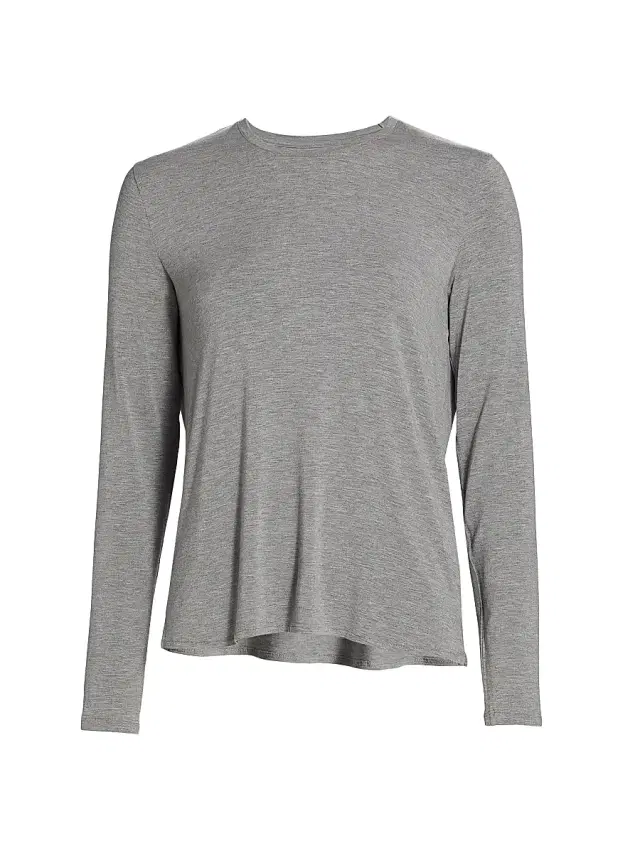 Majestic Filatures Women's Soft Touch Long Sleeve Tee - Gris Chine