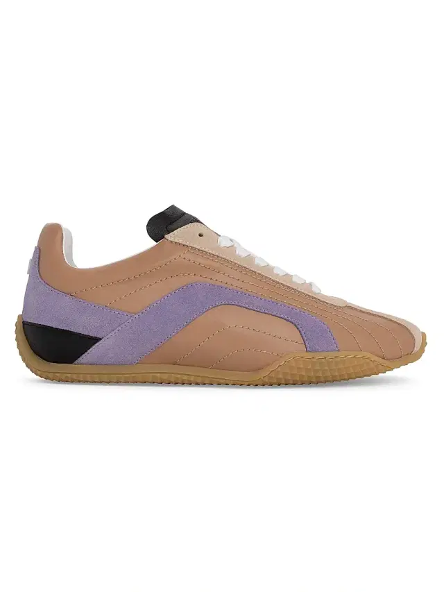 Pierre Hardy Women's Jump Two-Tone Leather Low-Top Sneakers - Cafe Multi Capuccino