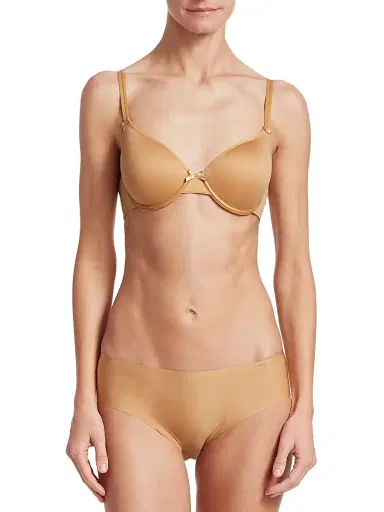 Chantelle Women's Basic Invisible Three-Quarter Memory Foam T-Shirt Bra - Black | Thumbnail 3 Chantelle Women's Basic Invisible Three-Quarter Memory Foam T-Shirt Bra - Black | Thumbnail 3