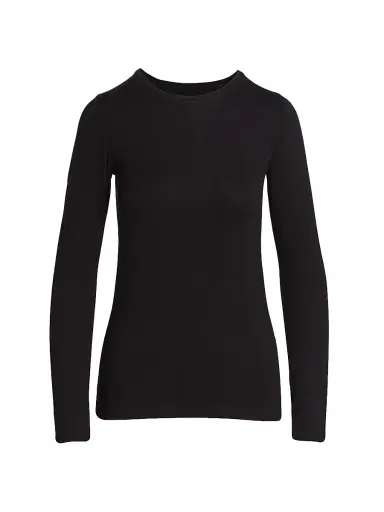MAJESTIC FILATURES Women's Soft Touch Long-Sleeve Top - Noir - Size Large | Thumbnail 1 MAJESTIC FILATURES Women's Soft Touch Long-Sleeve Top - Noir - Size Large | Thumbnail 1