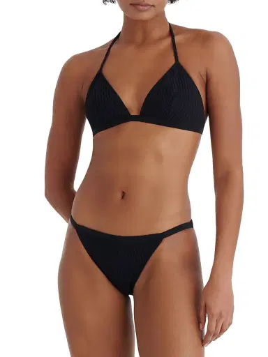 Eres Women's Darts Triangle Bikini Top - Black - Size 10 | Thumbnail 3