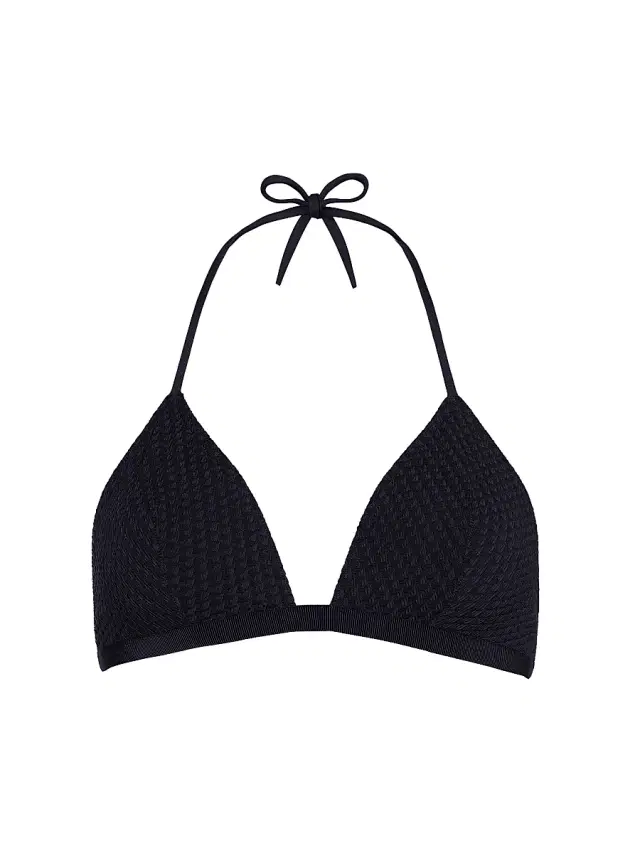 ERES Women's Darts Triangle Bikini Top - Black