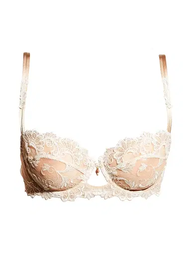 Lise Charmel Women's Dressing Sheer Floral Demi Bra - Beige | Thumbnail 1 Lise Charmel Women's Dressing Sheer Floral Demi Bra - Beige | Thumbnail 1