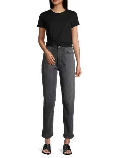 MAJESTIC FILATURES Women's Cashmere Short-Sleeve Tee - Noir - Size Large | Thumbnail 2 MAJESTIC FILATURES Women's Cashmere Short-Sleeve Tee - Noir - Size Large | Thumbnail 2