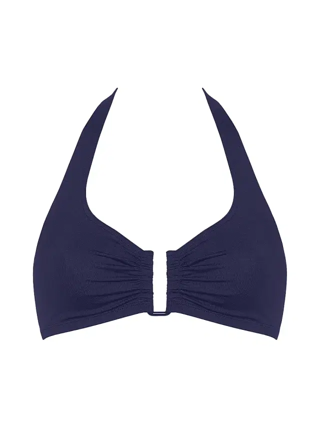 ERES Women's Dedicace Ruched Halter Bikini Top - Nautique