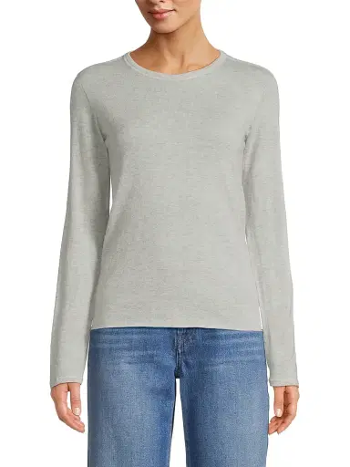 MAJESTIC FILATURES Women's Cashmere Crewneck Sweater | Thumbnail 3 MAJESTIC FILATURES Women's Cashmere Crewneck Sweater | Thumbnail 3