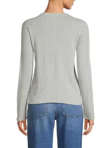 MAJESTIC FILATURES Women's Cashmere Crewneck Sweater | Thumbnail 5 MAJESTIC FILATURES Women's Cashmere Crewneck Sweater | Thumbnail 5