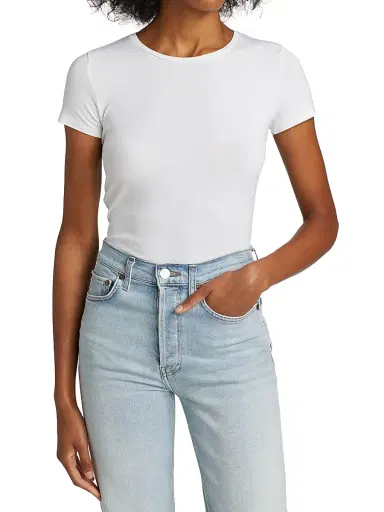 MAJESTIC FILATURES Women's Soft Touch Crewneck T-Shirt | Thumbnail 3