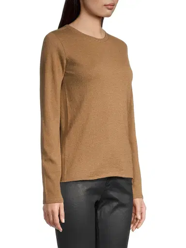 MAJESTIC FILATURES Women's Cashmere Crewneck Sweater | Thumbnail 4 MAJESTIC FILATURES Women's Cashmere Crewneck Sweater | Thumbnail 4