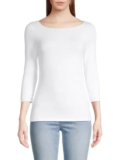 MAJESTIC FILATURES Women's Merrow Soft Touch Boatneck Top | Thumbnail 3