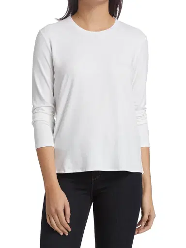 MAJESTIC FILATURES Women's Soft Touch Long Sleeve Tee - Blanc - Size XL | Thumbnail 3 MAJESTIC FILATURES Women's Soft Touch Long Sleeve Tee - Blanc - Size XL | Thumbnail 3