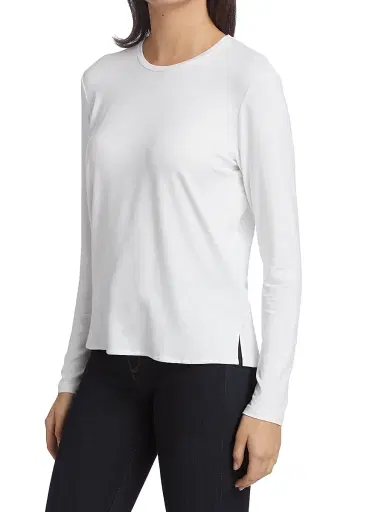 MAJESTIC FILATURES Women's Soft Touch Long Sleeve Tee - Blanc - Size XL | Thumbnail 4 MAJESTIC FILATURES Women's Soft Touch Long Sleeve Tee - Blanc - Size XL | Thumbnail 4