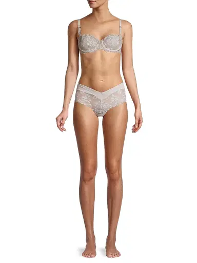 Chantelle Women's Champs Elysses Lace Unlined Demi Bra | Thumbnail 2