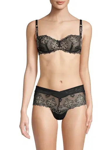 Chantelle Women's Champs Elysses Lace Unlined Demi Bra | Thumbnail 3