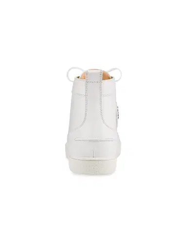 Christian Louboutin Men's Louis High Top Sneakers - White - Size 16 | Thumbnail 3