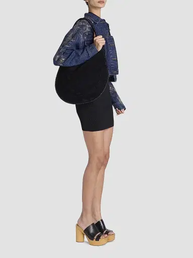 Isabel Marant Women's Oskan Suede Leather Hobo Bag | Thumbnail 2