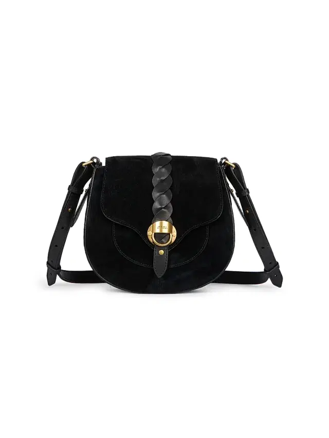Isabel Marant Women's  Altay Suede Crossbody Bag - Black