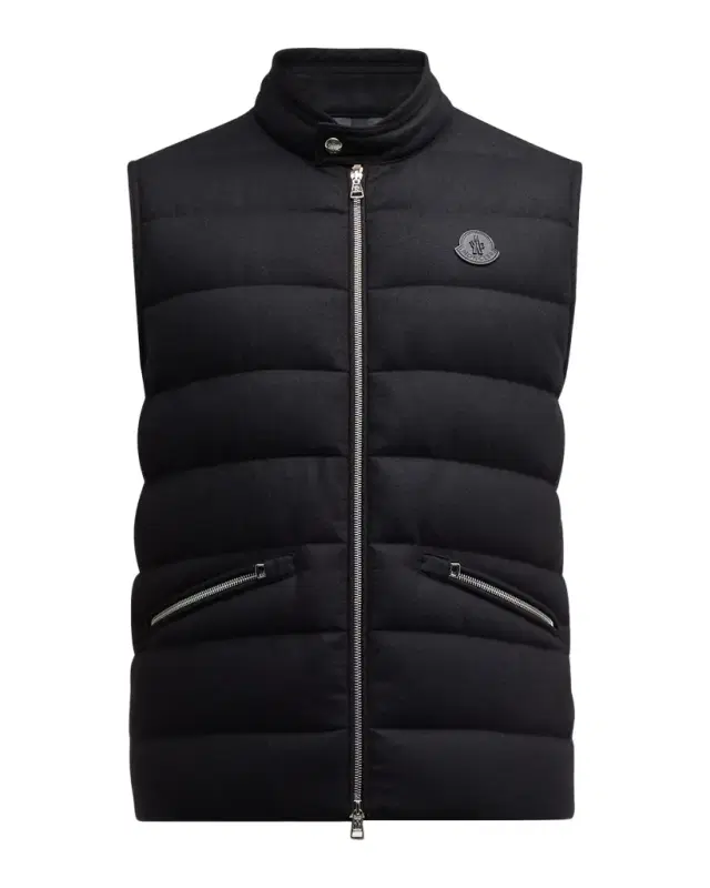 Moncler Men 's Gallienne Cashmere-Blend Down Vest
