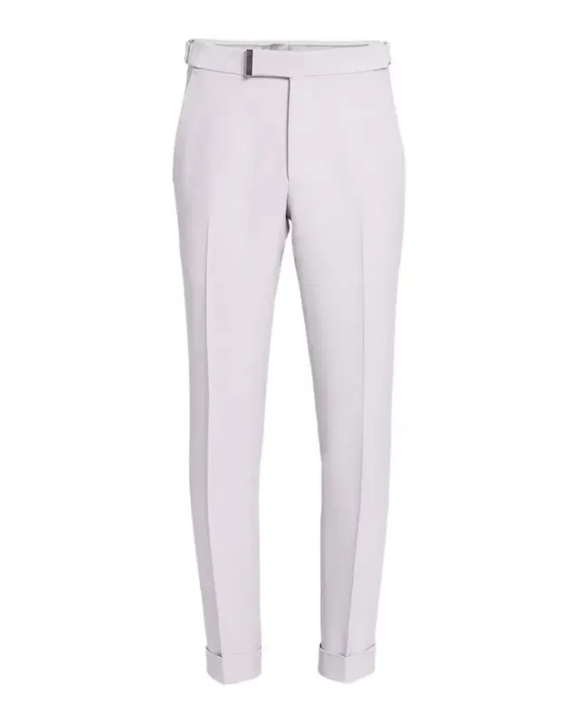 TOM FORD Men 's Atticus Double Weft Fine Twill Trousers