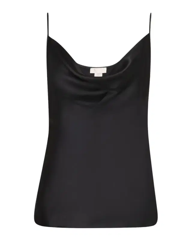 Christine Lingerie Cowl-Neck Silk Cami