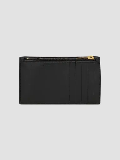 Saint Laurent Women's Cassandre Matelasse Fragments Flap Card Case in Quilted Lambskin | Thumbnail 2 Saint Laurent Women's Cassandre Matelasse Fragments Flap Card Case in Quilted Lambskin | Thumbnail 2
