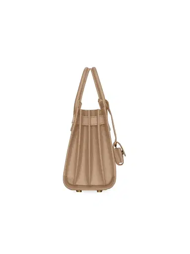 Saint Laurent Women's Nano Sac De Jour Leather Satchel - Dark Beige | Thumbnail 4