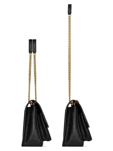 Saint Laurent Women's Niki Shoulder Bag in Vintage Leather - Black | Thumbnail 5 Saint Laurent Women's Niki Shoulder Bag in Vintage Leather - Black | Thumbnail 5