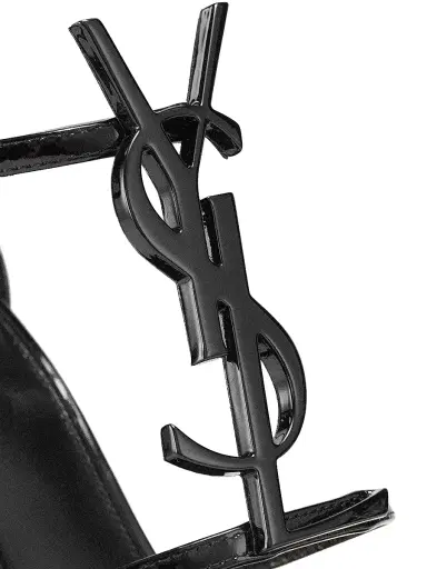 Saint Laurent Women's Cassandra Leather Sandals | Thumbnail 6 Saint Laurent Women's Cassandra Leather Sandals | Thumbnail 6