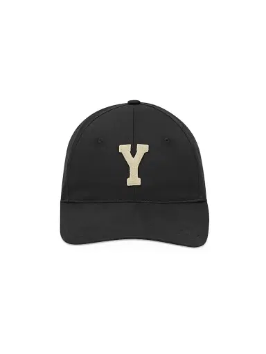 Saint Laurent Women's Y Varsity Cap in Gabardine | Thumbnail 1 Saint Laurent Women's Y Varsity Cap in Gabardine | Thumbnail 1