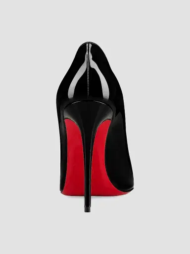Christian Louboutin Women's Kate 100MM Patent Leather Pumps - Black - Size 12.5 | Thumbnail 3 Christian Louboutin Women's Kate 100MM Patent Leather Pumps - Black - Size 12.5 | Thumbnail 3