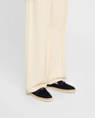 Tod 's Suede T-Ring Espadrille Loafers | Thumbnail 2